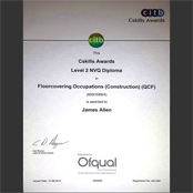 GNVQ Flooring Certificate